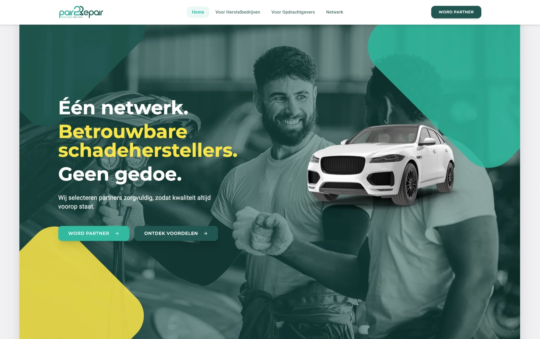 Pair2Repair — website screenshot