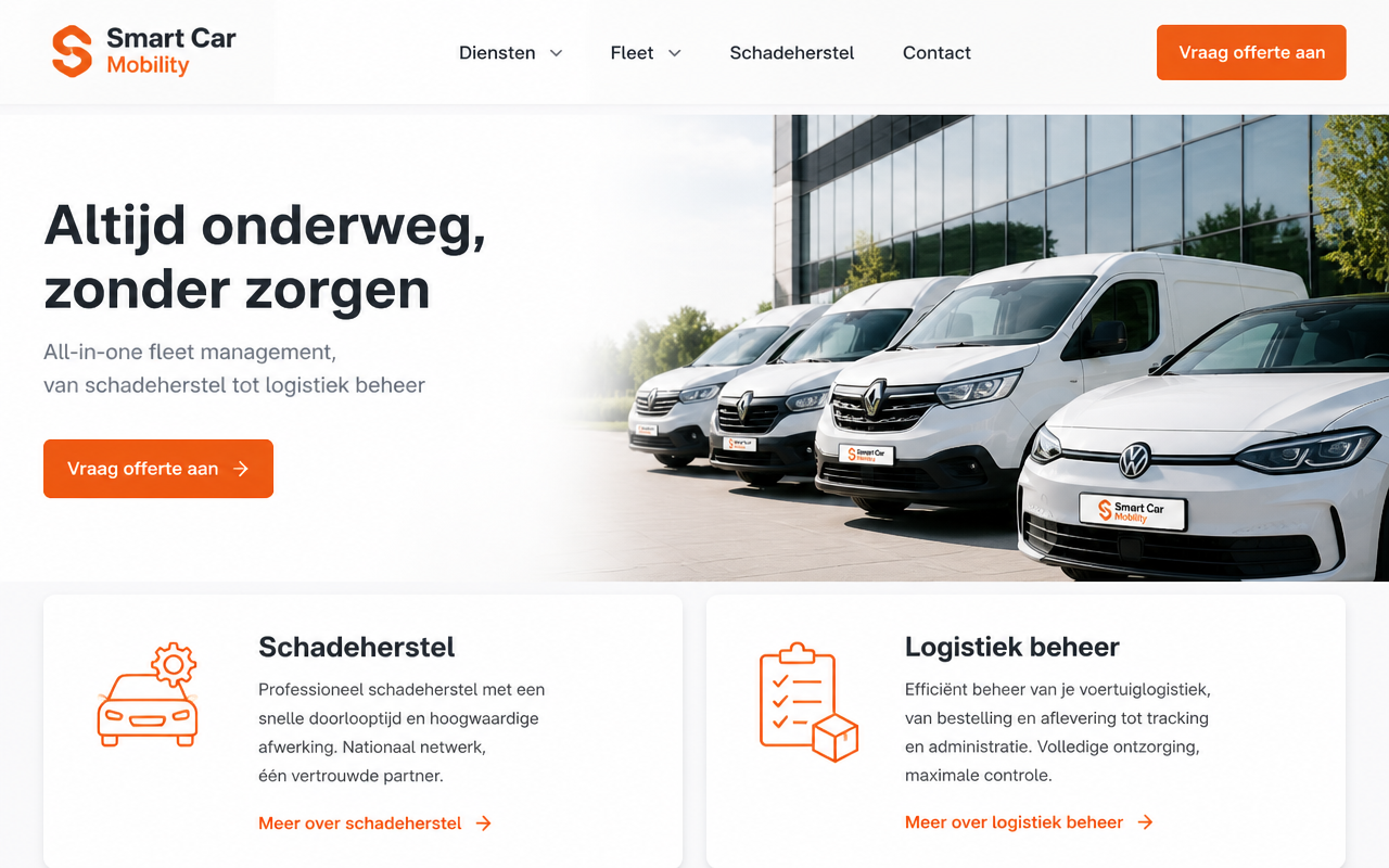 Smart Car Mobility — desktop