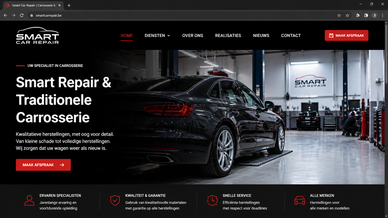 Smart Car Repair — website screenshot