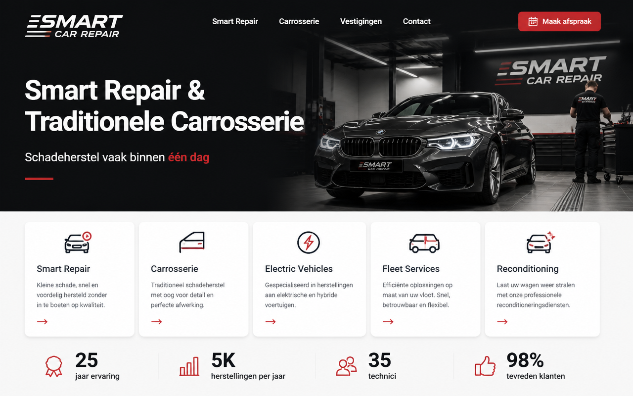 Smart Car Repair — desktop